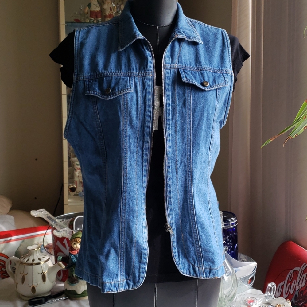 Denim vest